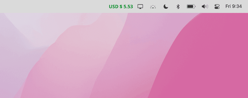 USD Menu Bar - macOS Exchange Rate App